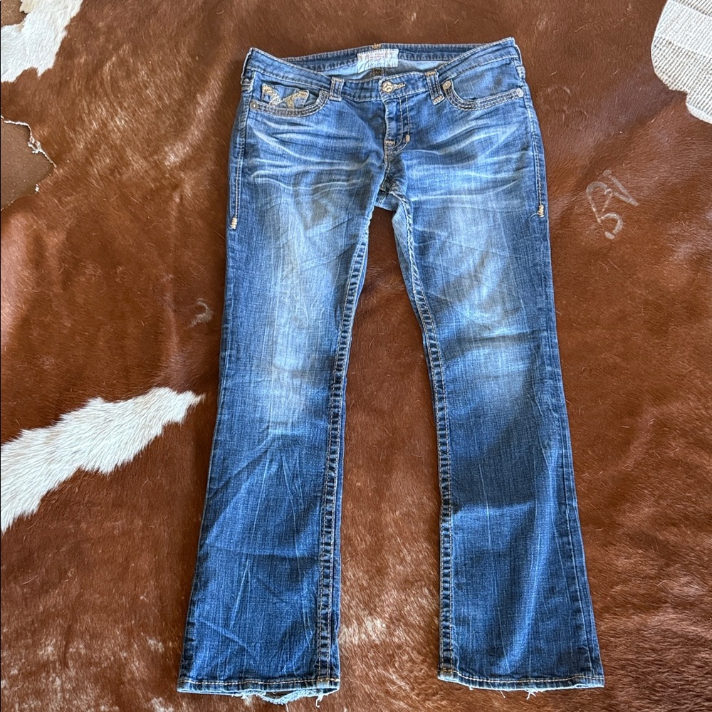 Big Star Women's Blue Bootcut Jeans - Faded Denim